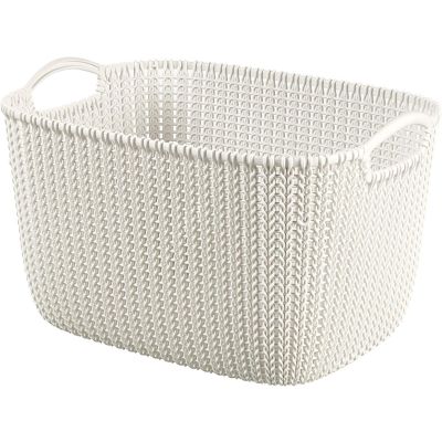 Curver Knit Effect Rectangular Storage Baskets