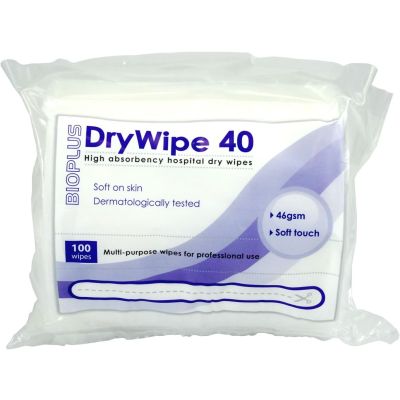 BioPlus Dry Wipe High Absorbency Hospital & Patient Care Dry Wipes