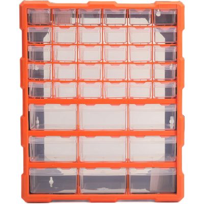 Multi Drawers Plastic DIY Tool Bit Storage Organiser Cabinet