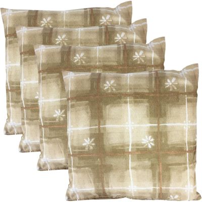  Flower Striped Floral Cushion Pillow