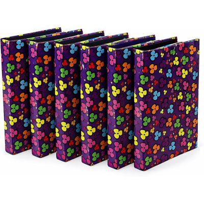 A4 Flower Power 2 Ring Binder Folder 40mm Spine
