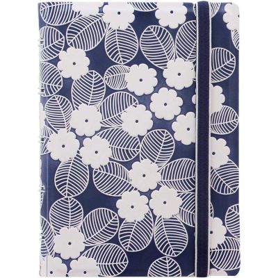 Filofax Pocket Print for Laptops - Navy/White