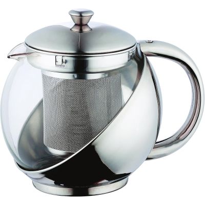 Renberg Regius Tea Pot with Filter Silver