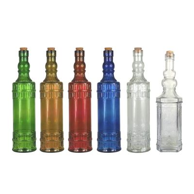 Lucenté Vintage Style Glass Decanting Storage Bottles