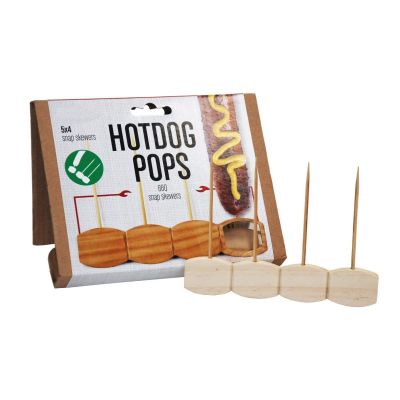 Hotdog Pops - Disposable BBQ Snap Skewers - 60 Skewers