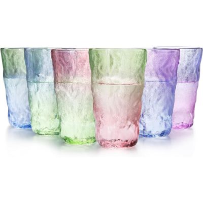 simpa Lucente Glacier Hi-Ball Drinking Glasses with Gradient