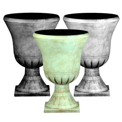 Pompeii Plastic Urn Planter & Base