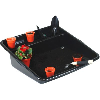 Plastic Garden Potting Tidy Shelf Workbench Tray for Nursery Plant Seeding Soil Mixing 