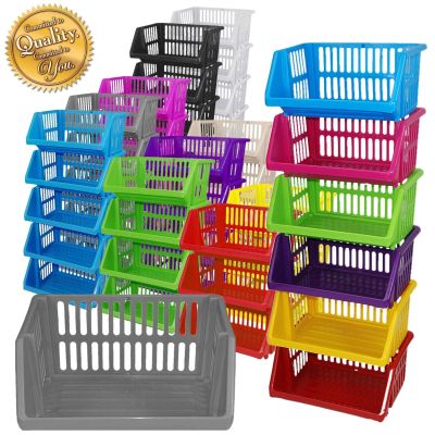 Storage Rack Stand  Stackable Basket