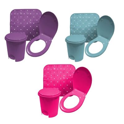 3 Piece Bathroom Accessory Set