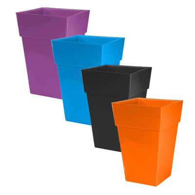 Moda Milano 28L Plastic Gloss Planters