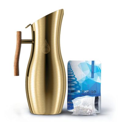 Invigorated Water Stainless Steel Alkaline Water Filter Jug