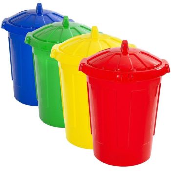 80 Litre Plastic Bin With Twist Lock Lid