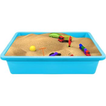 simpa Black Large Deep Fill Plastic Rectangular Sand Pit Tray Only