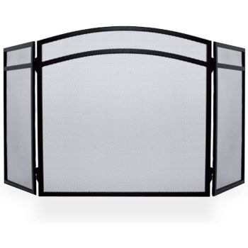 Hampton Fire Guard - Arched 3 Panel Folding Design