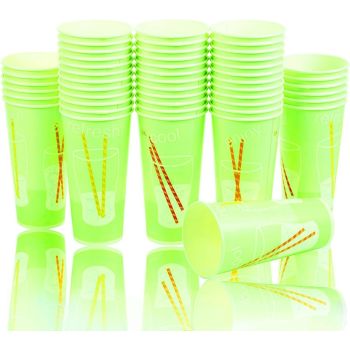 Disposable Large Cool Refresh Milkshake Slush Cold Drink Party Paper Cup