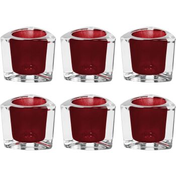 Heavy Weight Glass Tea light Holders