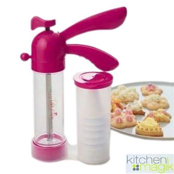 Cookie Creator - Biscuit Maker With 13 Cookie Discs And 6 Piping Nozzles