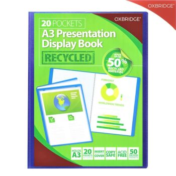 A3 20 Pocket Professional Presentation Display Book